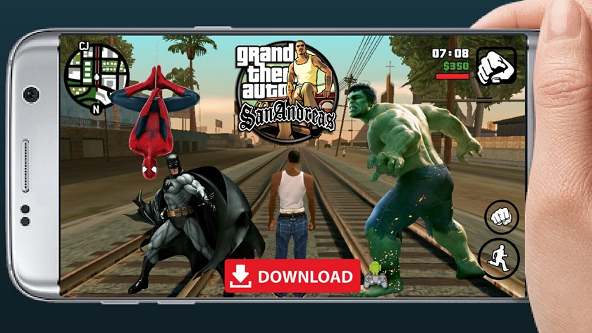 GTA SA Mod Super Hero Android Download