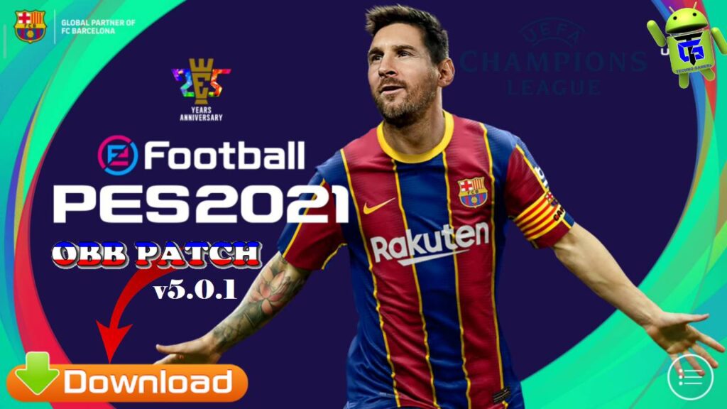 eFootball PES 2021 Mobile APK OBB Patch Latest