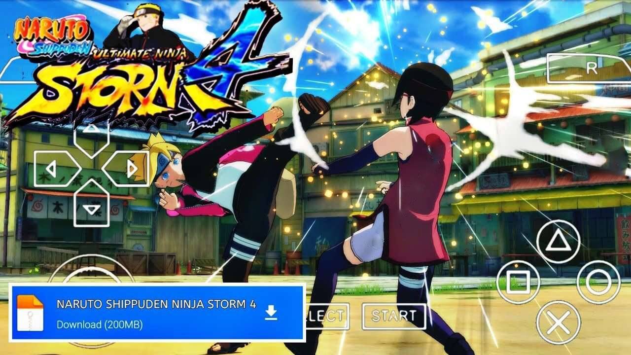 Naruto Shippuden Ultimate Ninja Storm 4 Mod Textures PPSSPP for Android and iOS Download