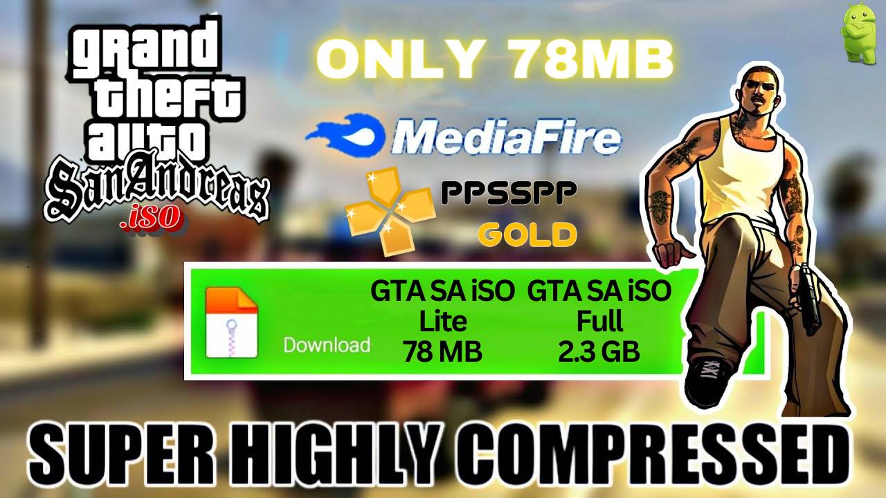 Download GTA San Andreas PPSSPP for Android & iOS