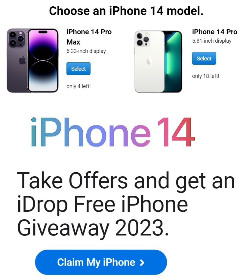 ! FREE iPhone 14 Giveaway 2023 !