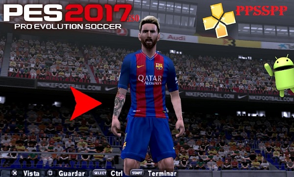 PES 2017 iSO Pro Evolution Soccer V2 PPSSPP Android Download
