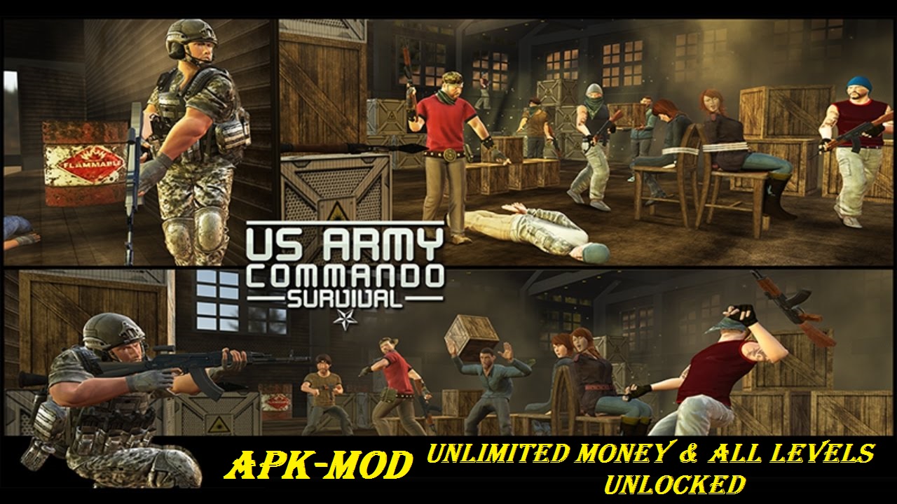 US Army Commando Survival FPS Shooter MOD APK Download