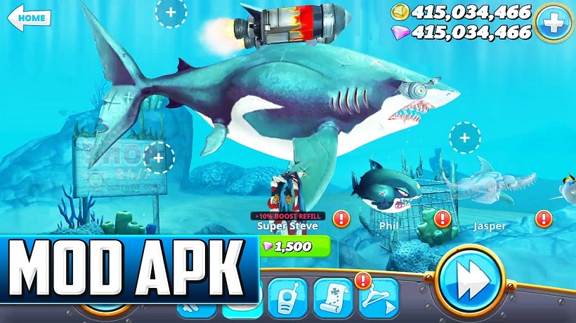 Hungry shark world mod apk android 1