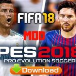FIFA 18 Mod PES 2018 Offline Update Apk Data Download