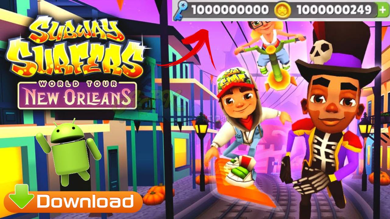 Subway Surfers Apk Mod Unlimited Coins and Key Download