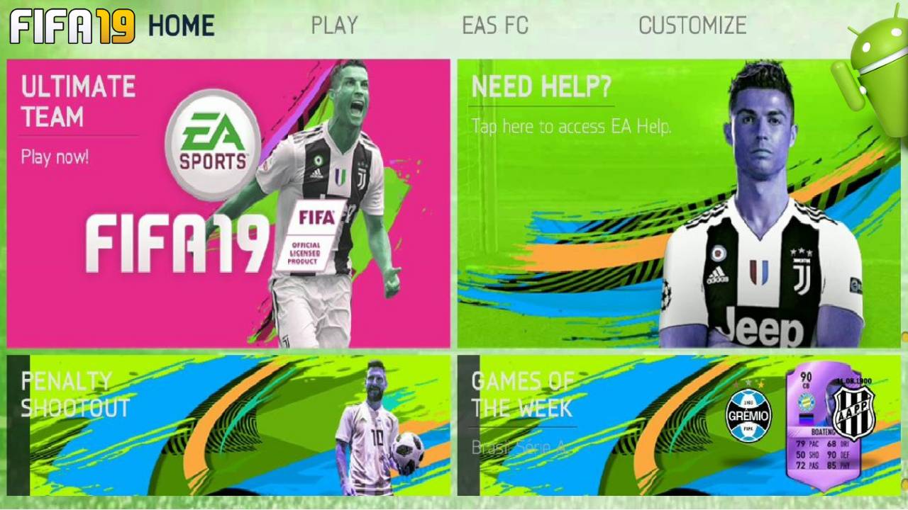 FIFA 19 Offline APK Mod Green Edition Download