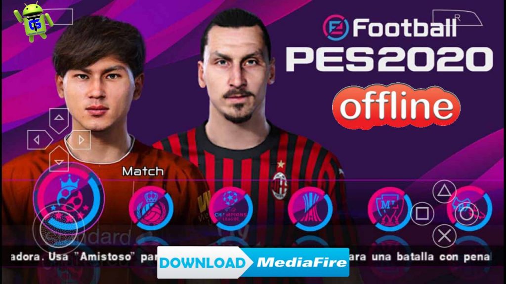 PES 2020 Offline PSP Camera Update Transfers Download