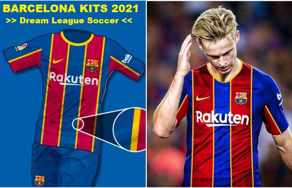 New Barcelona Kits 2021 DLS 20 Logo