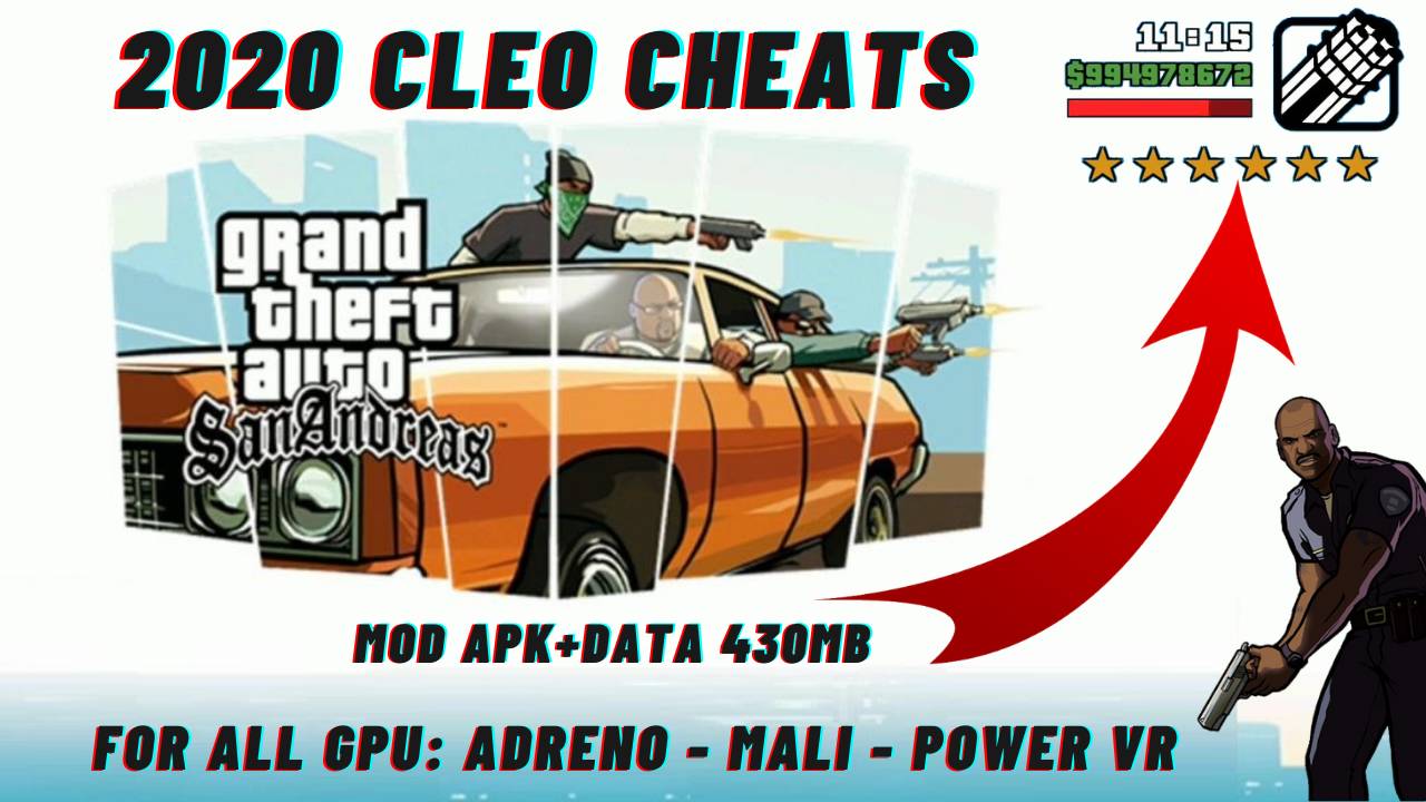 Android Gta SA Lite Compressed CLEO Cheats Download