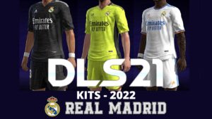 Real Mdrid Kits 2022 DLS 21 Touch Soccer FTS