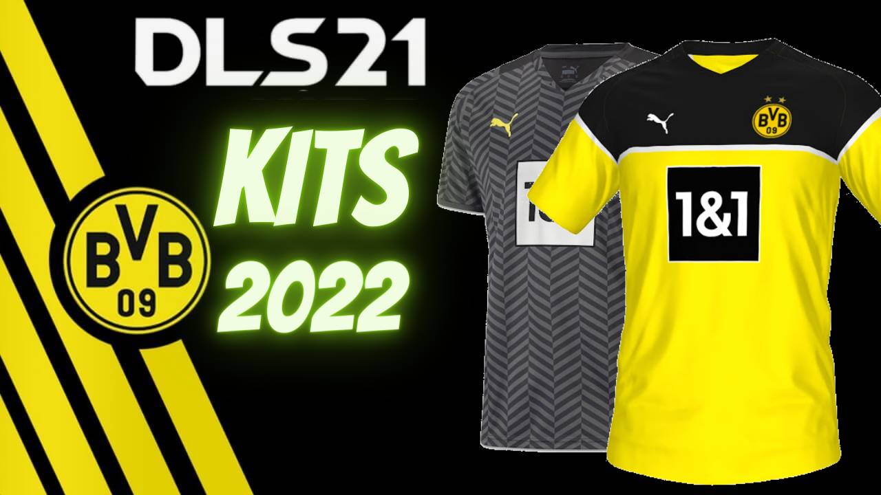 DLS 21 Borussia Dortmund Kits 2022 - Dream League Socce FTS
