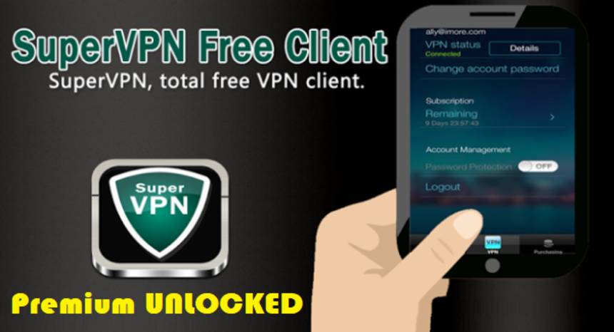 SuperVPN APK Mod Premium Unlocked for Android Download