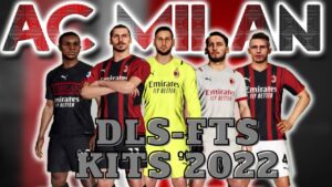 Milan Kits 2022 DLS - Dream League Soccer Kits & Logo
