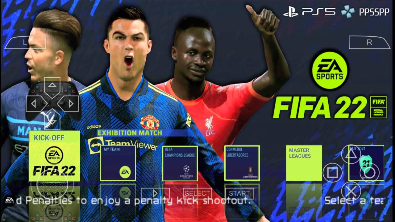 FIFA 22 PPSSPP Mod English Version Android Download