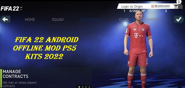 FIFA 22 ANDROID Offline MOD PS5