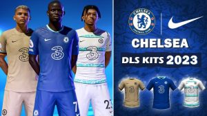 DLS 22 Chelsea Kits 2023 for Dream League Socer FTS