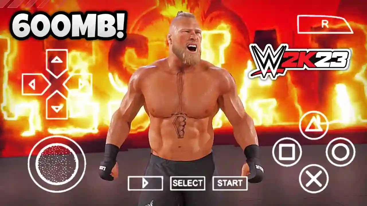 WWE 2K23 PPSSPP iSO Download for Android and iOS