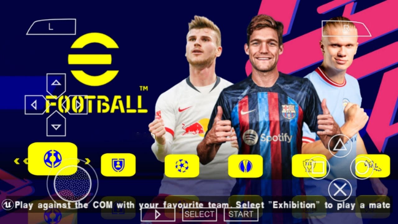 eFootball PES 2023 iSO Mobile Download PS5 Graphics Android Offline