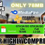 GTA San Andreas PPSSPP iSO Download for Android & iOS