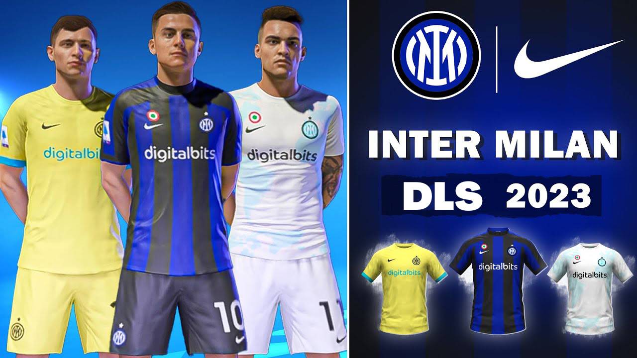 DLS 23 Inter New Kits 2023 Logo Dream League Soccer