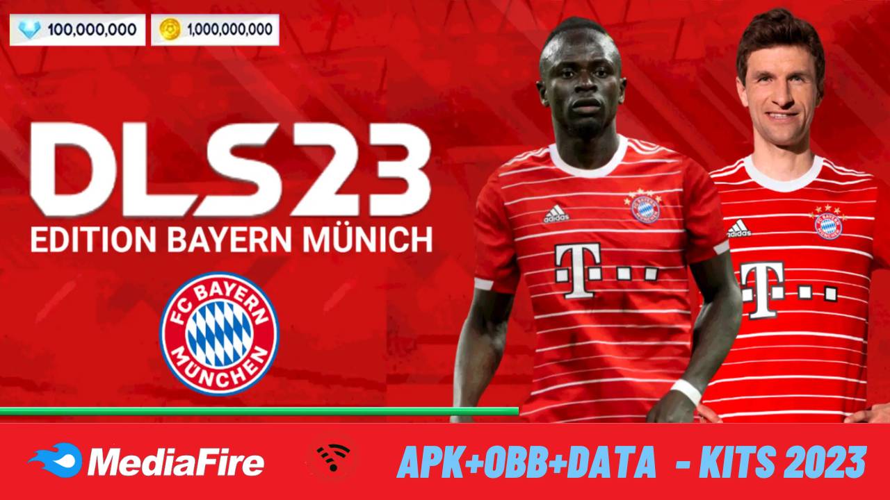 DLS 23 Mod APK+OBB+DATA Bayern Edition Kits 2023 Download