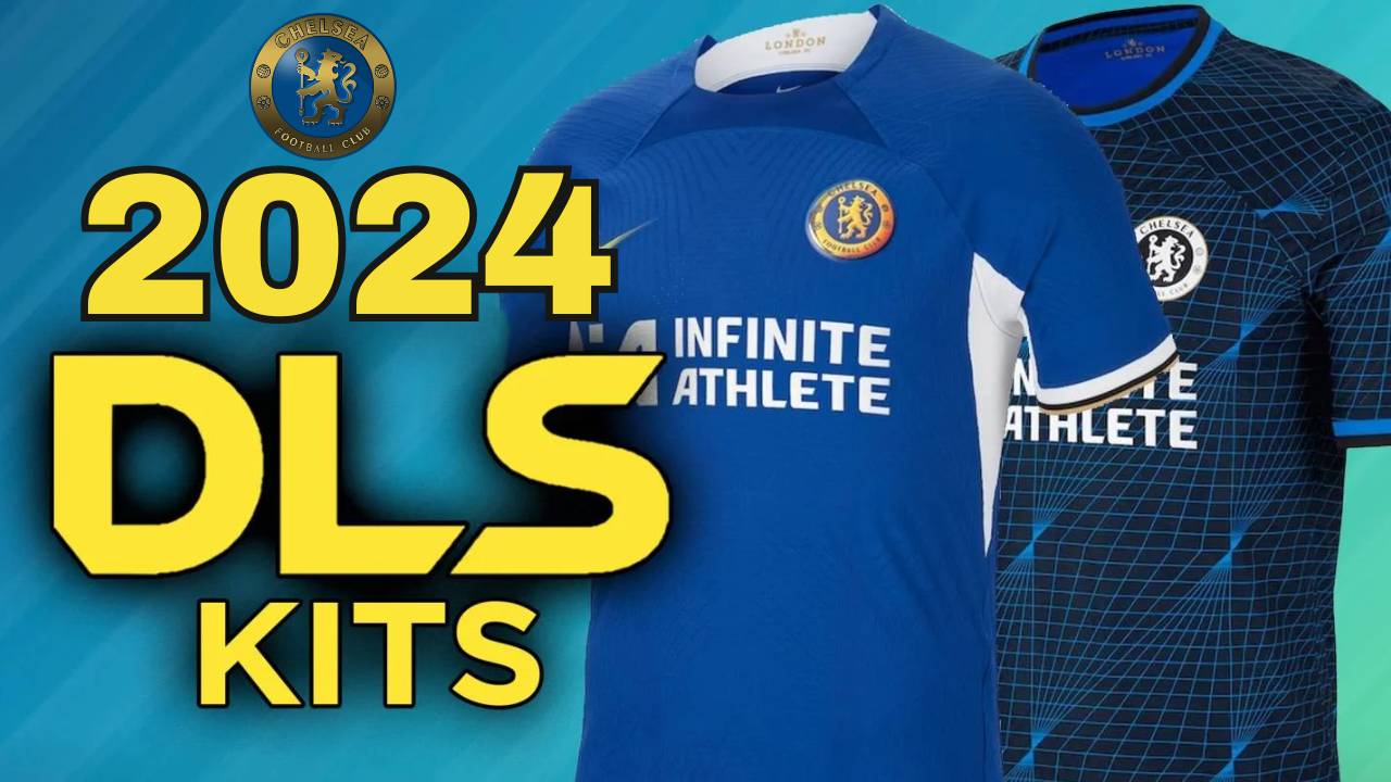 Chelsea Kits 2024 for DLS 24 & FTS Logo 2025