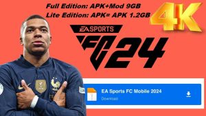 FC 24 APK Mod Full Edition 9GB Download: FC 24 APK Offline