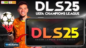 Download DLS 25 APK MOD UCL with UEFA Champions League mode, unlimited coins & diamonds, new 2025 kits, latest player transfers, and enhanced gameplay. Get the highly compressed MediaFire download now and experience Dream League Soccer 2025 like never before!