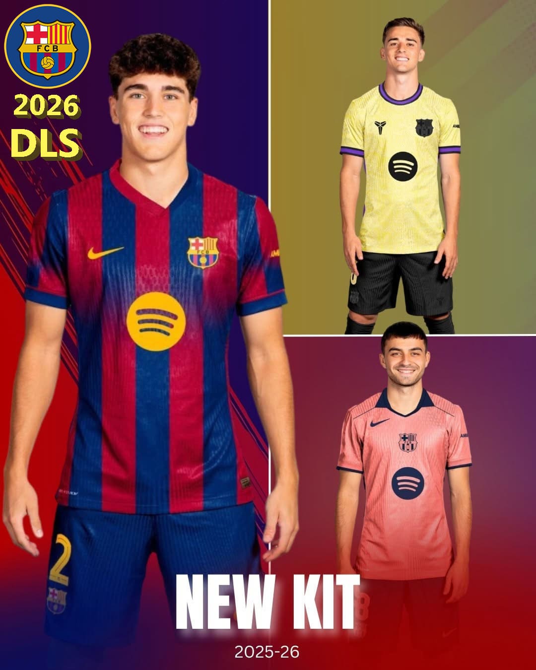 Barcelona Kits 2026 DLS 25 - Dream League Soccer 2026