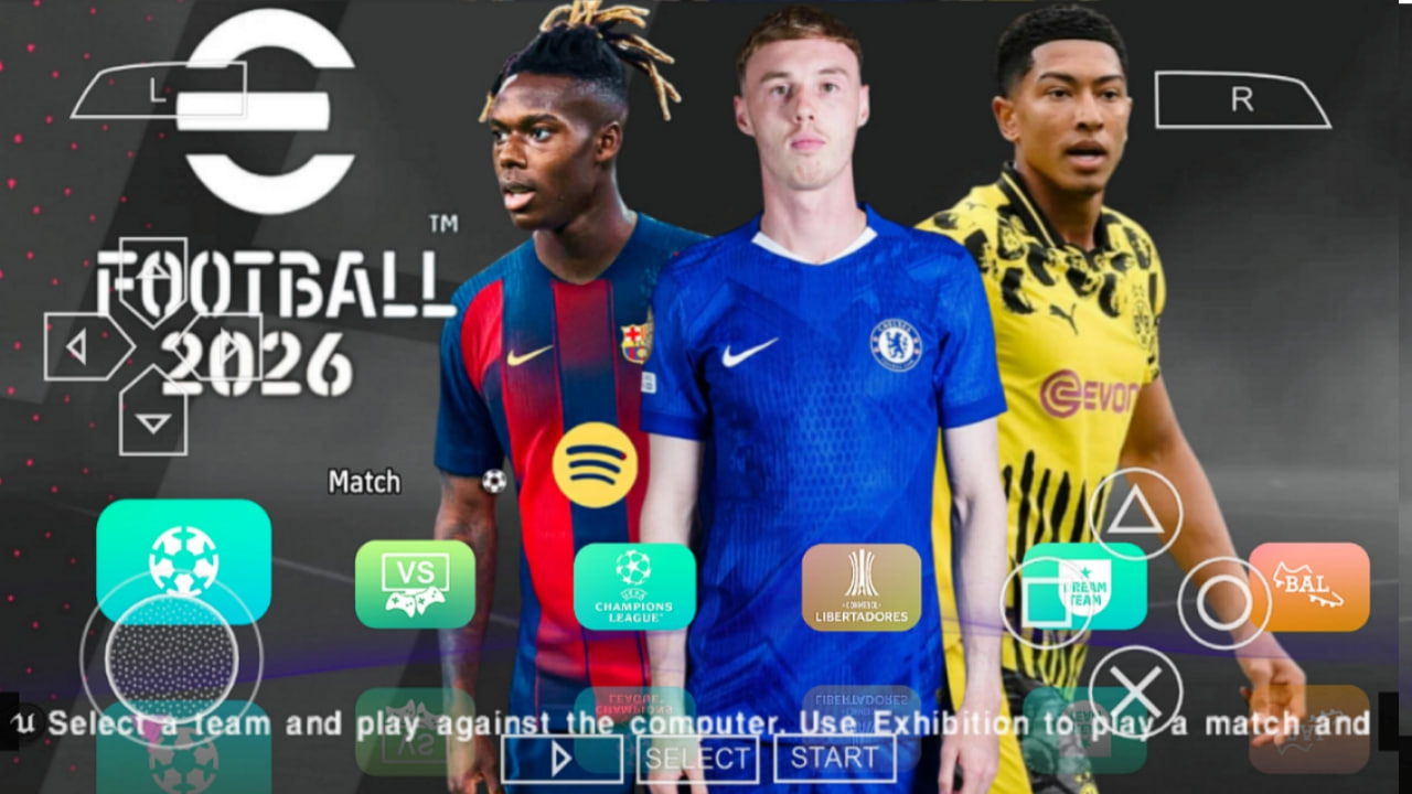 eFootball 2026 PPSSPP Download ISO V1.3