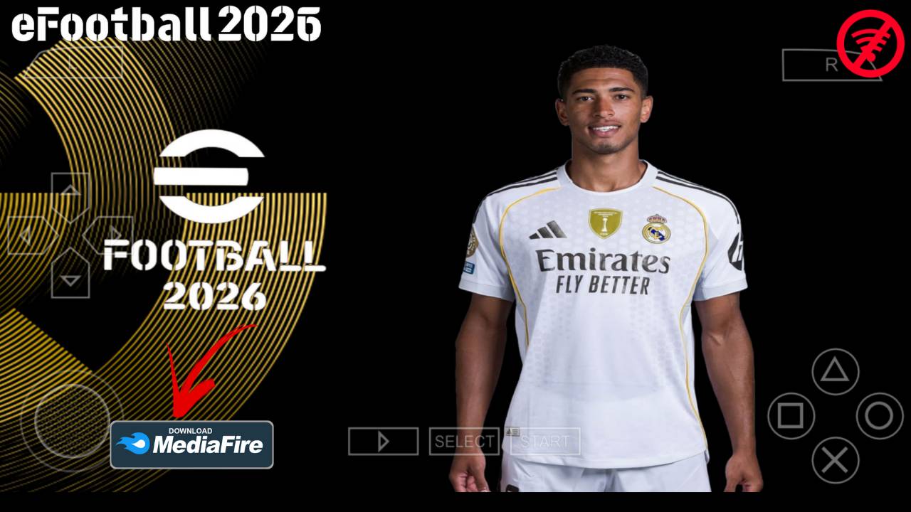 eFootball 2026 PPSSPP Download MediaFire for Android and iOS | PES 2026 PPSSPP