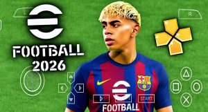 PES 2026 PPSSPP Offline PS5 Camera Download | eFootball 2026 ISO for Android & iOS