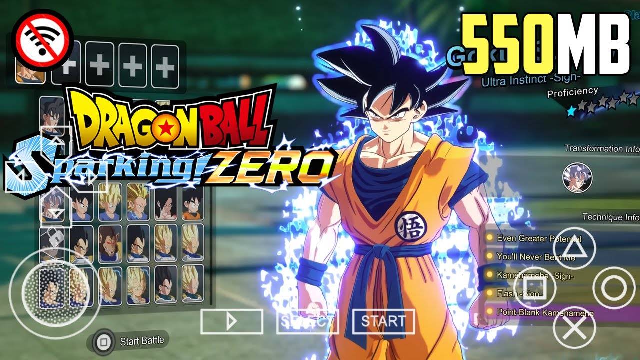 Dragon Ball Sparking Zero PPSSPP Download Mod DBZ Tenkaichi