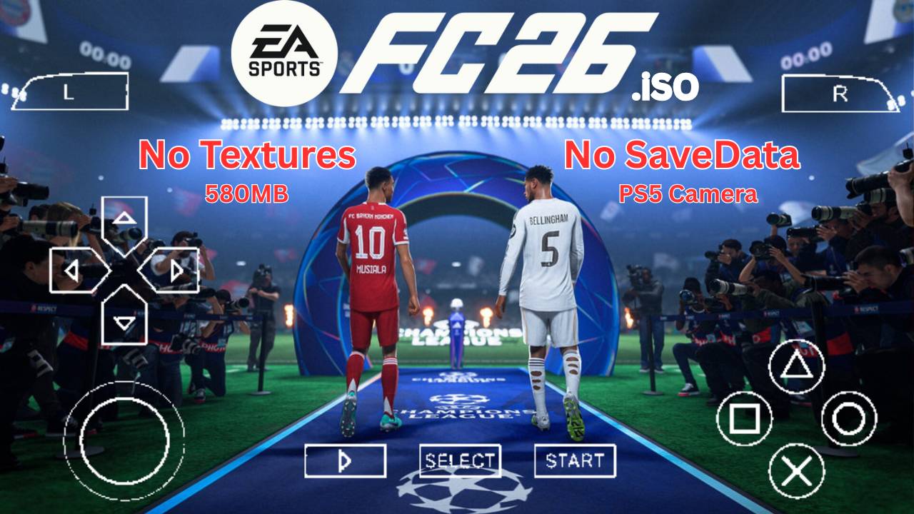Download FC 26 iSO for PPSSPP No Textures No Savedata