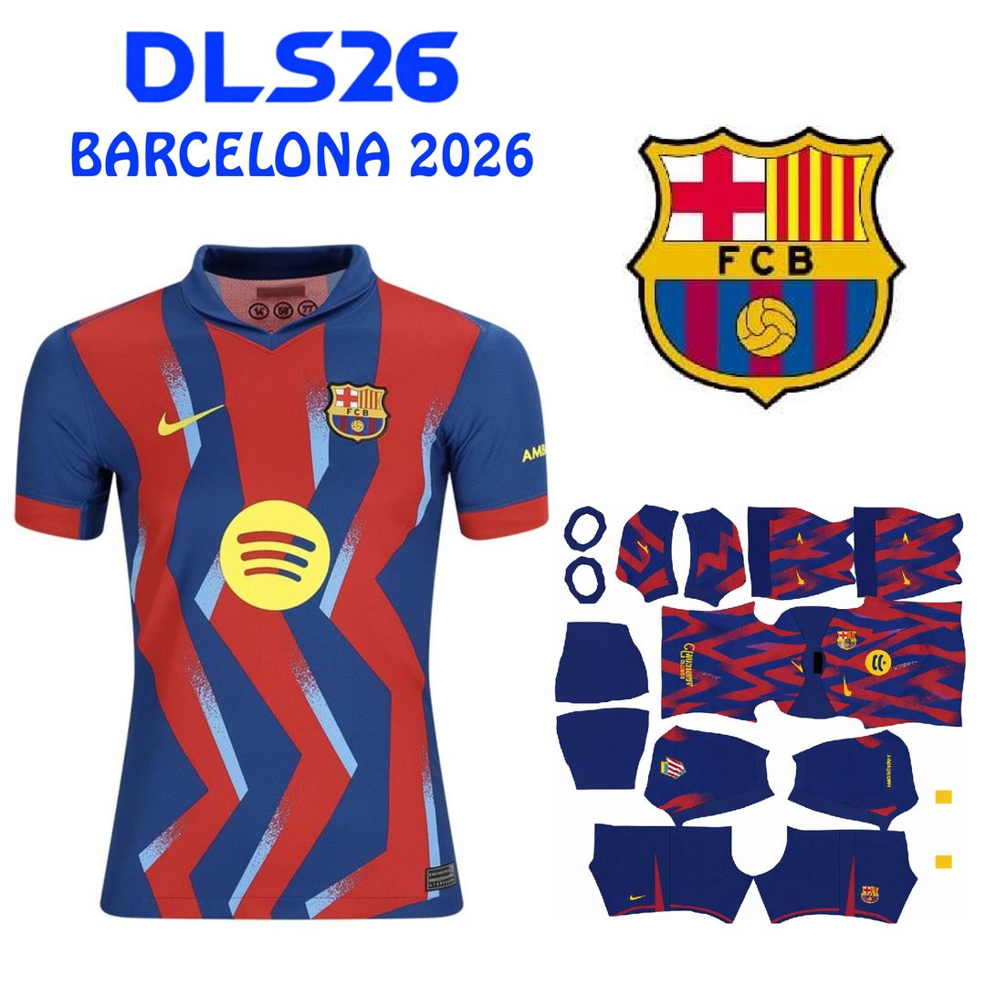 DLS 26 Barcelona Kits 2026 - 2027