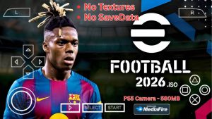 Download eFootball 2026 iSO for PPSSPP No Textures No Savedata