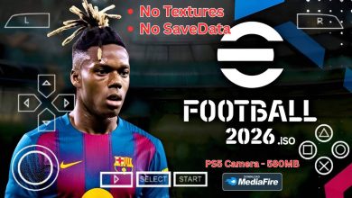 Download eFootball 2026 iSO for PPSSPP No Textures No Savedata