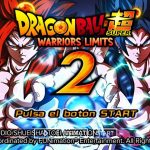 Dragon Ball Super Warriors Limit 2 PPSSPP Download